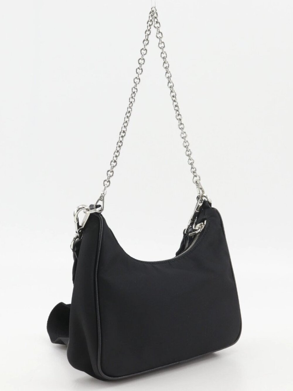 PRADA Re-edition 2005 Re-nylon Shoulder Bag 1BH204 NERO black Nylon/Safian... - Picture 3 of 12